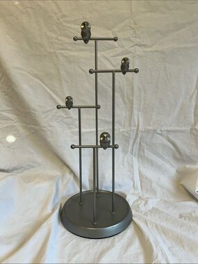 Umbra - Discontinued Metal Jewelry Stand with Owl Accents